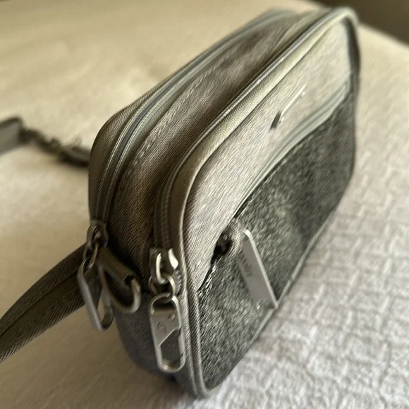Baggallini Grey Adjustable‎ Crossbody Bag Purse - Picture 4 of 6